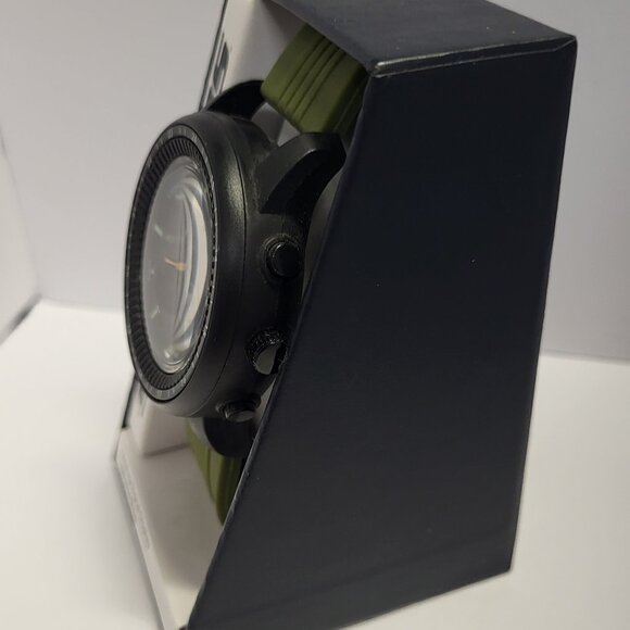 SKECHERS GREEN AND BLACK ANOLOG - DIGITAL DISPLAY WATCH - Picture 2 of 3